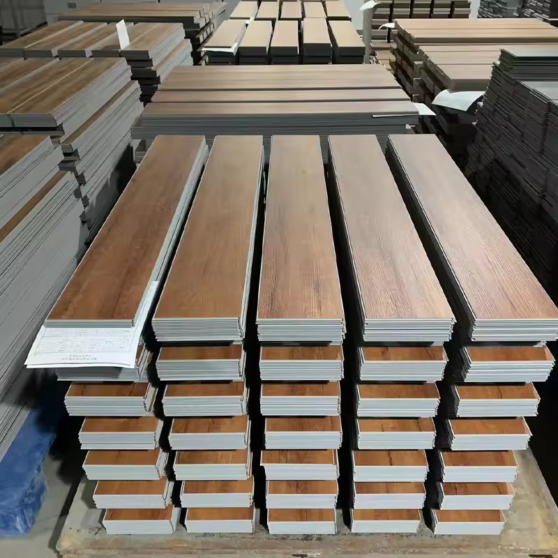 Waterproof Wood Grain Pvc Click Lock Spc Flooring
